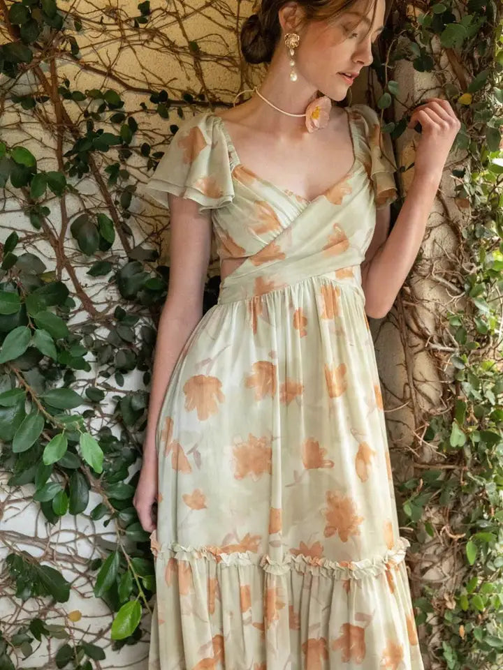 Layla Floral Midi Dress