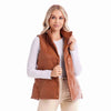 Boyd Brown Faux Leather Vest