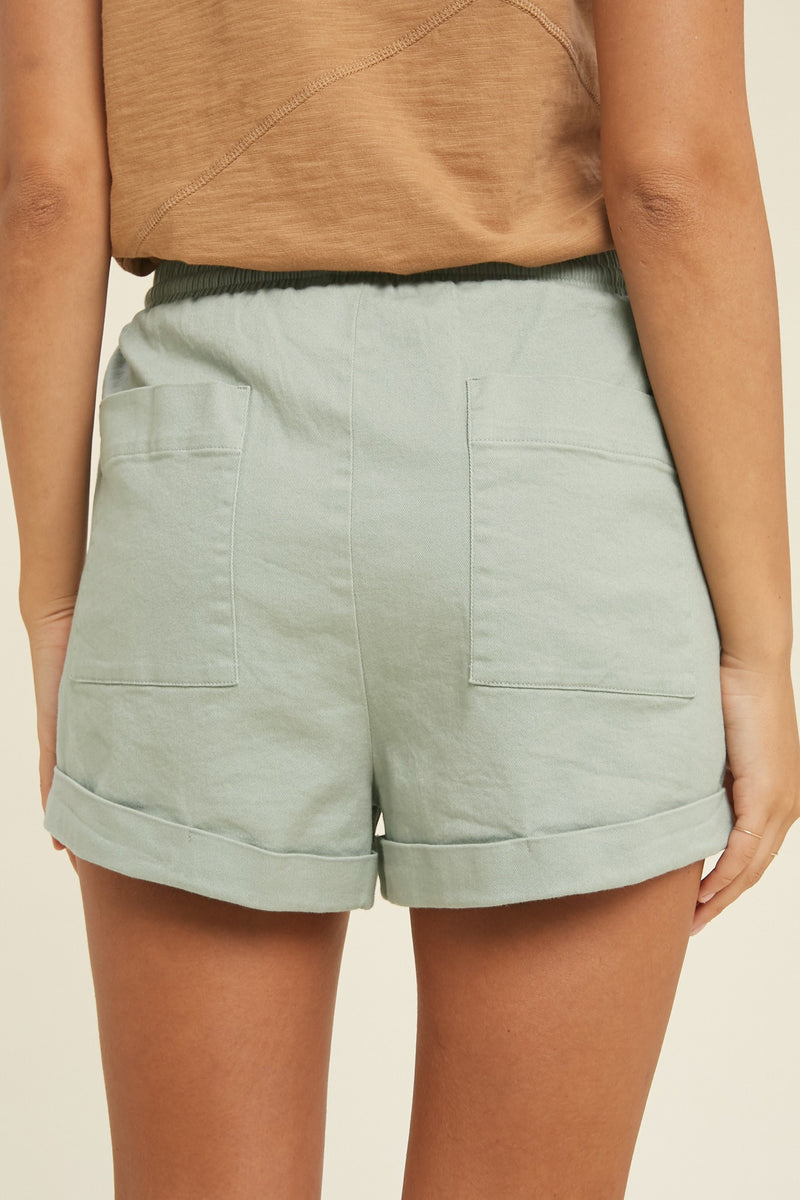 Poppy Sage Shorts