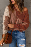 Rustic V-Neck Sweater