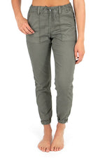 Pocketed Twill Joggers