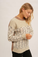 Mixed Up Sweater-CLEARANCE NO RETURN