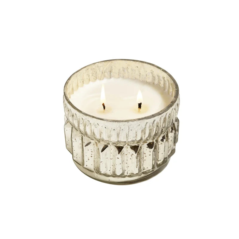 Spiced Vanilla Mercury Glass Candle-Clearance NO Returns