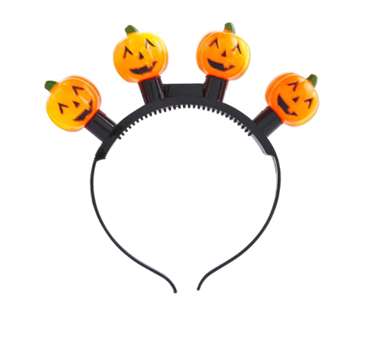 Pumpkin Light Up Headband-Clearance NO Return
